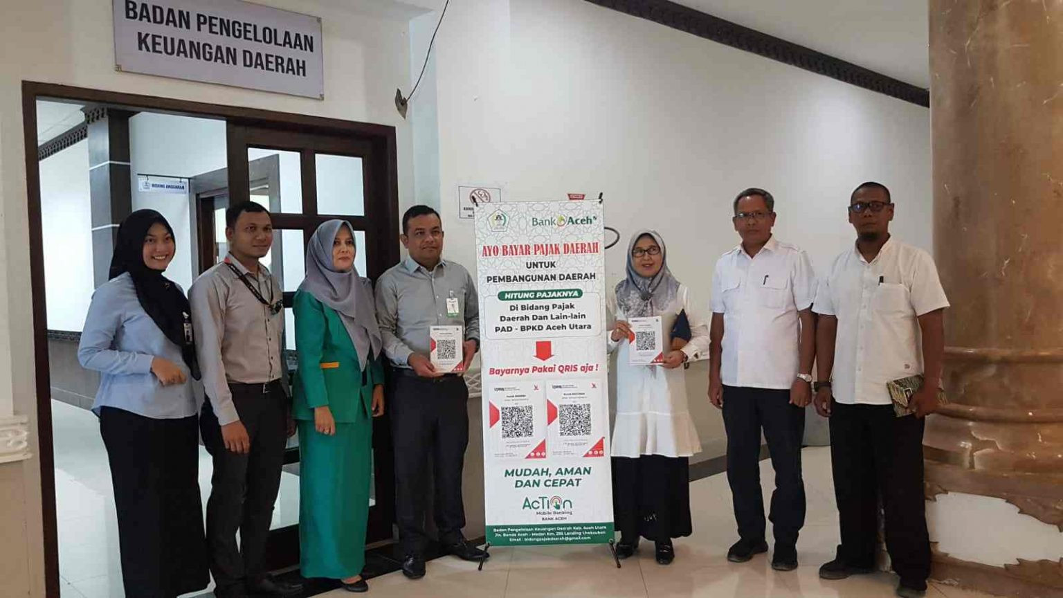 Pemerintah Kabupaten Aceh Utara Maksimalkan Penggunaan QRIS untuk Layanan Pajak Daerah