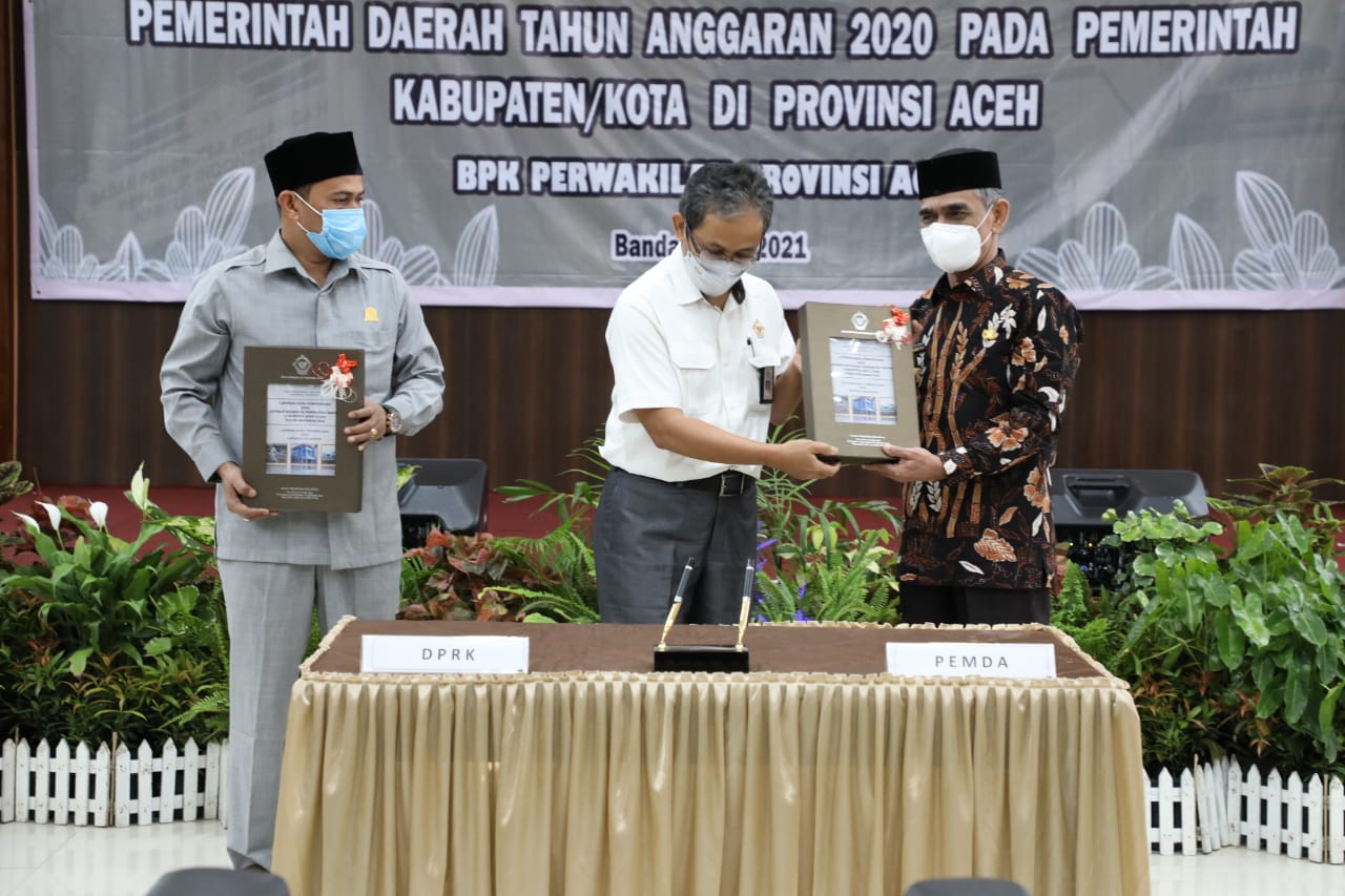 Pemerintah Kabupaten Aceh Utara Terima WTP untuk ke 7 kalinya berturut-turut