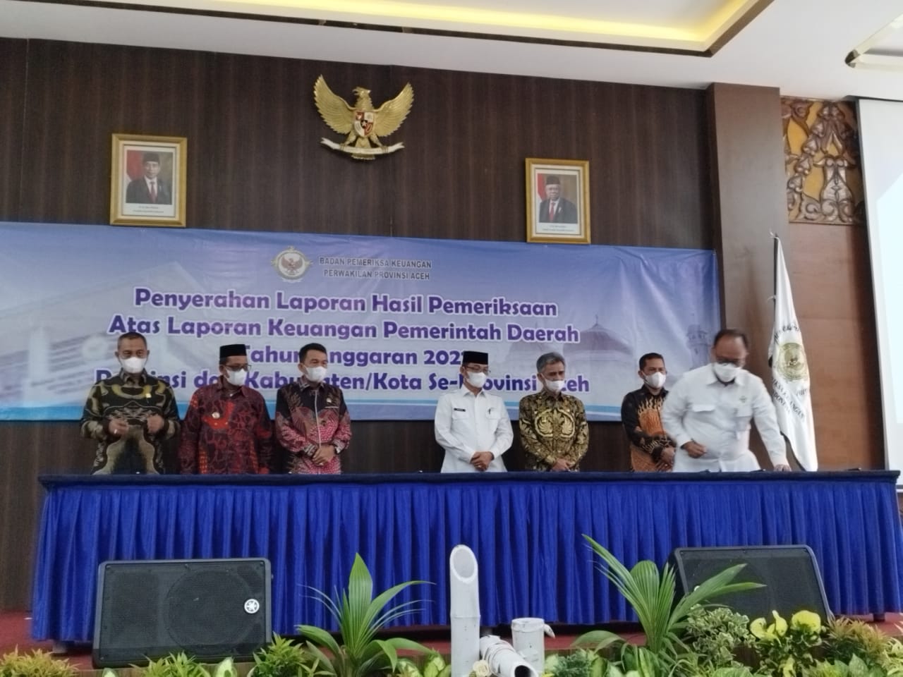 Pemkab Aceh Utara  Kembali Terima Piagam WTP  Pengelolaan Keuangan